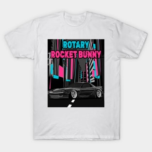 Mazda RX-7 FD Rotary Rocket Bunny T-Shirt